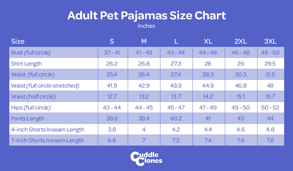 Adult Custom Pet Pajamas - Short