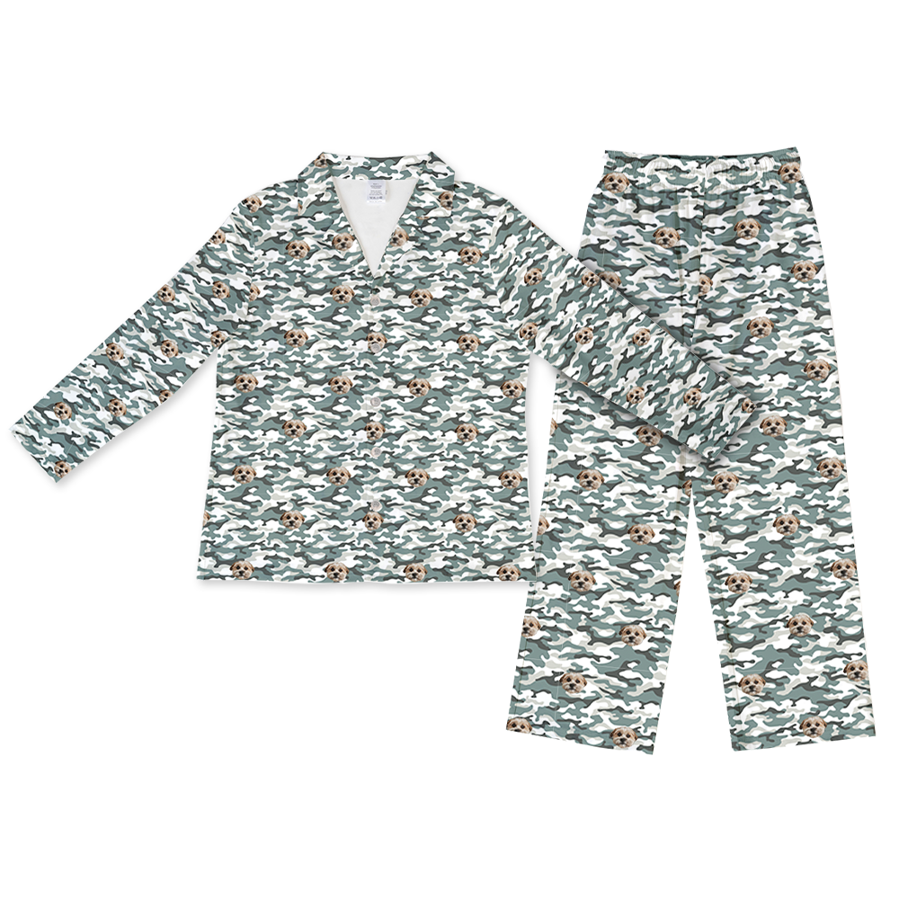 CamoPajamaSet(Shirt&amp;Pants)