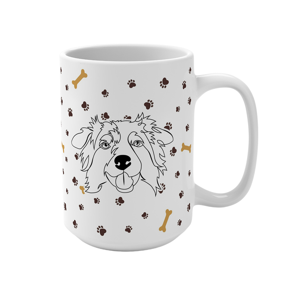 PawsandBonesLineArt15Oz