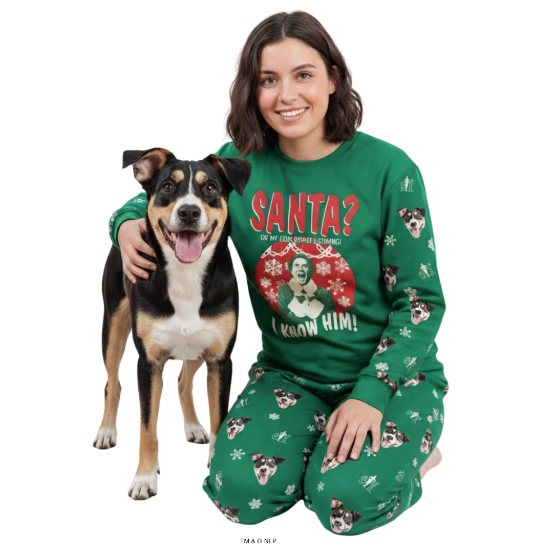 ELF Jogger Pajamas With Your Pet's Face