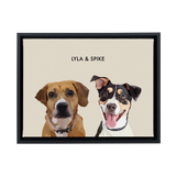 Beige12"x16"CanvasFrameBlack