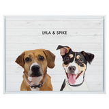 Shiplap12"x16"CanvasFrameWhite