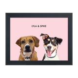 DustyPink12"x16"GalleryPaperFrameBlack