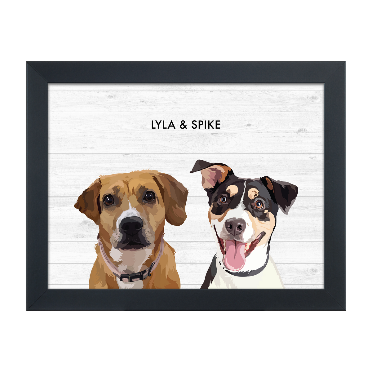 Shiplap12"x16"GalleryPaperFrameBlack