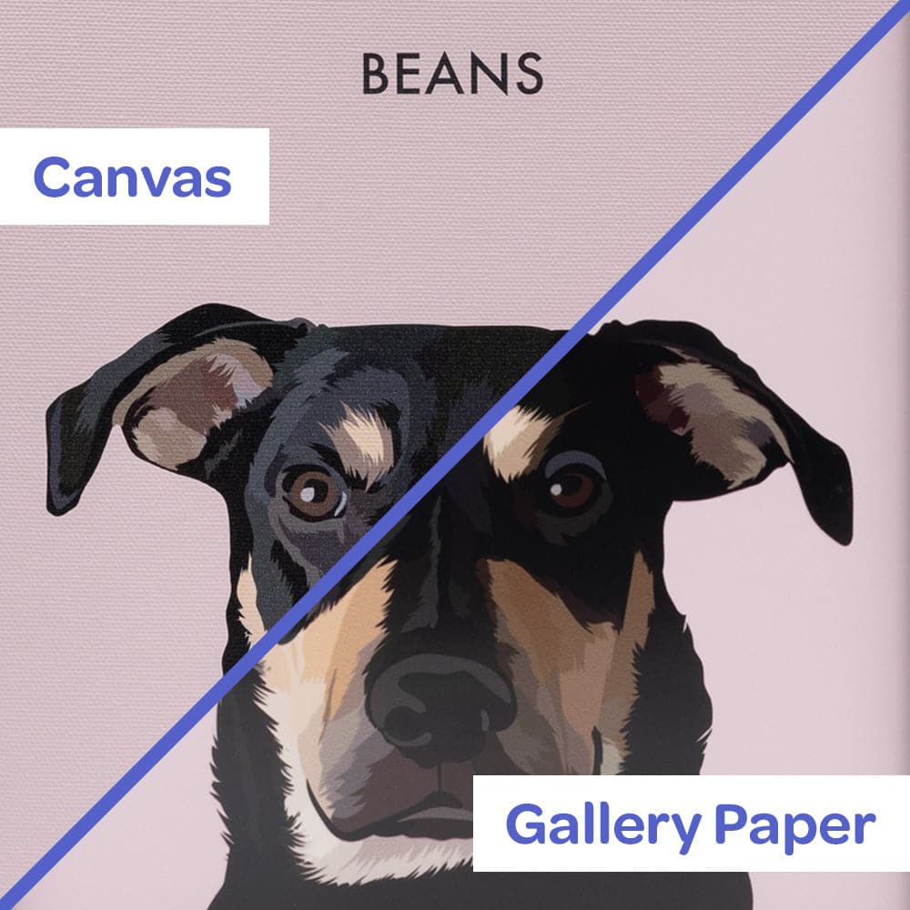 Illustration Beans Canvas and Gallery Paper