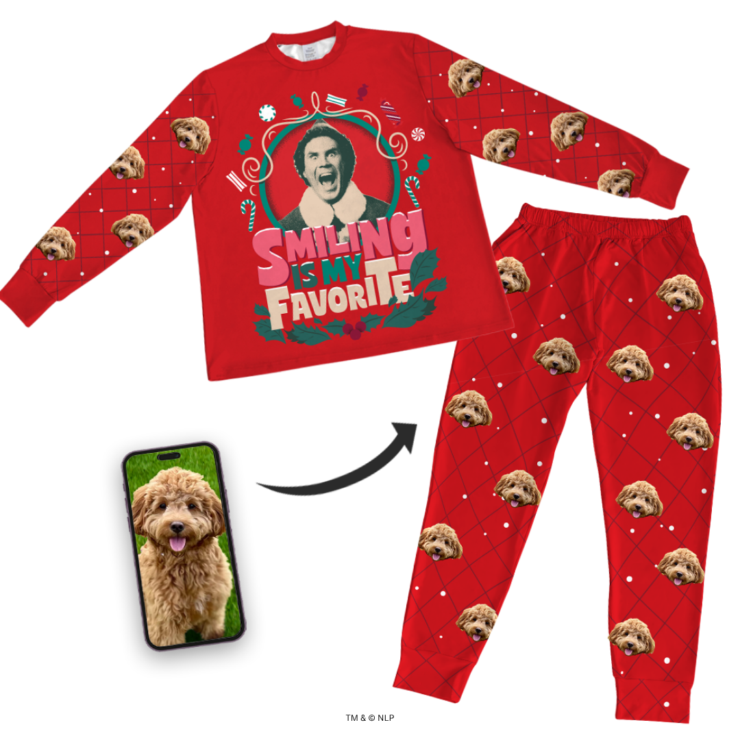 ELF Jogger Pajamas With Your Pet's Face