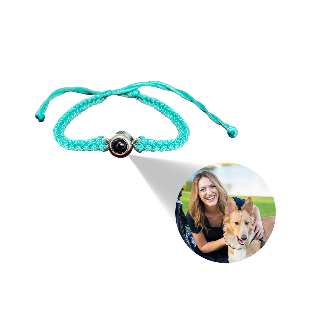 Custom Adjustable Pet Photo Memory Bracelet