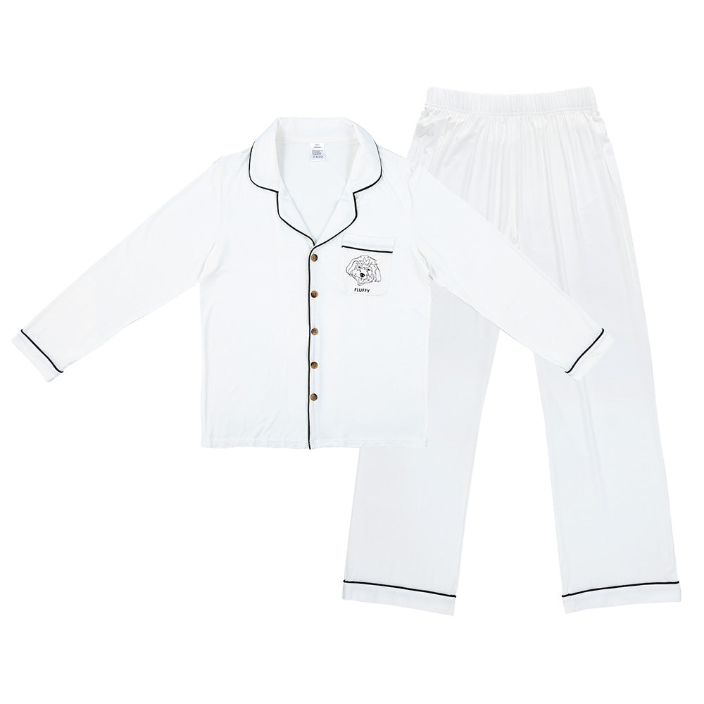 Pyjama boutonné adulte long