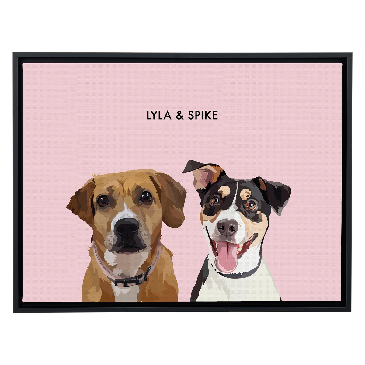 DustyPink18"x24"CanvasFrameBlack
