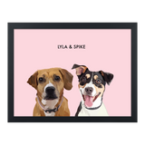 DustyPink18"x24"GalleryPaperFrameBlack