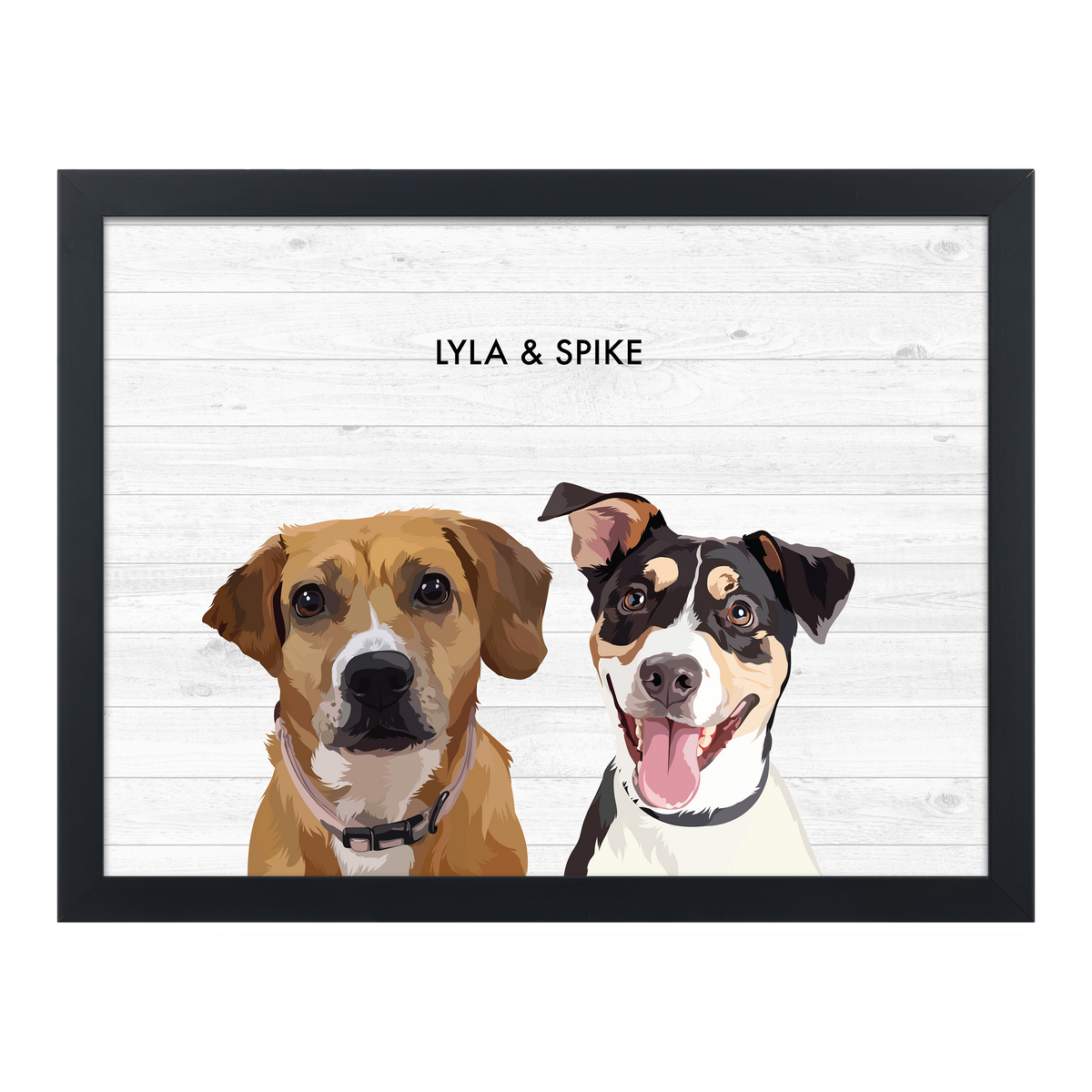 Shiplap18"x24"GalleryPaperFrameBlack