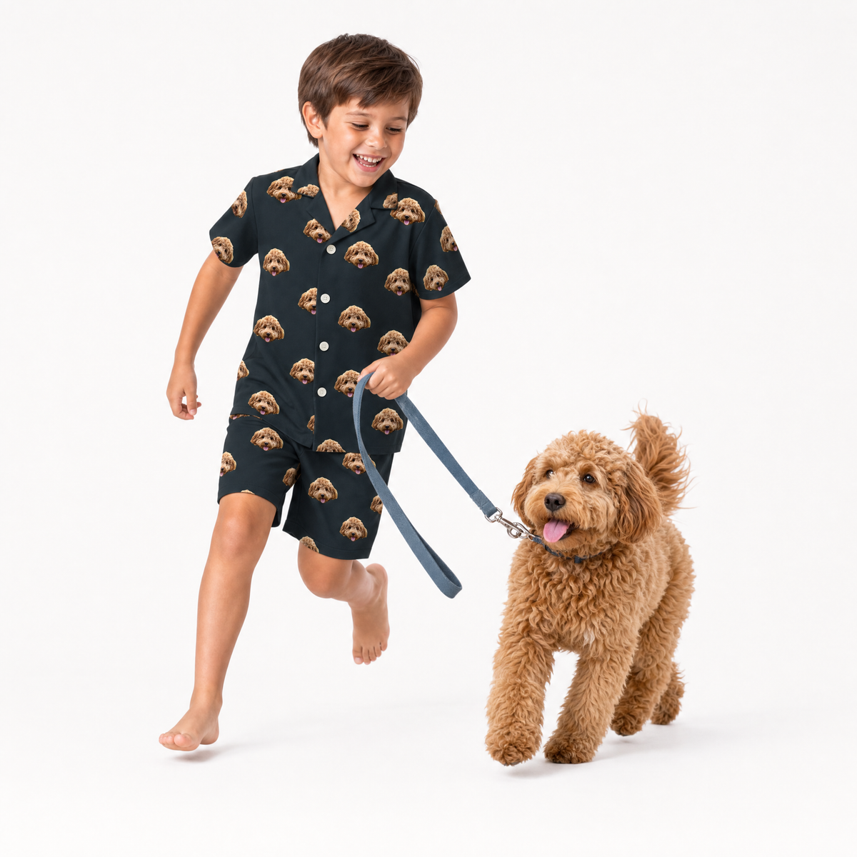 Kids Custom Pet Face Pajamas