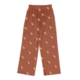 Children's pajama pants with cartoon dog pattern on a cocoa background[CocoaPajamaPants]