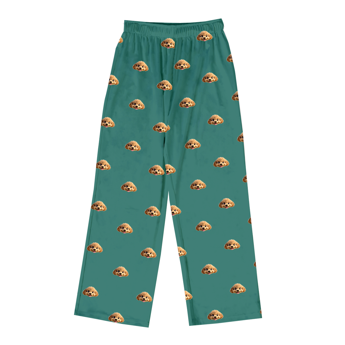 SolidGreenPajamaPants
