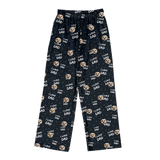 These are pajama pants in a I Love Dad print with repeating pet faces on them[ILoveDad]