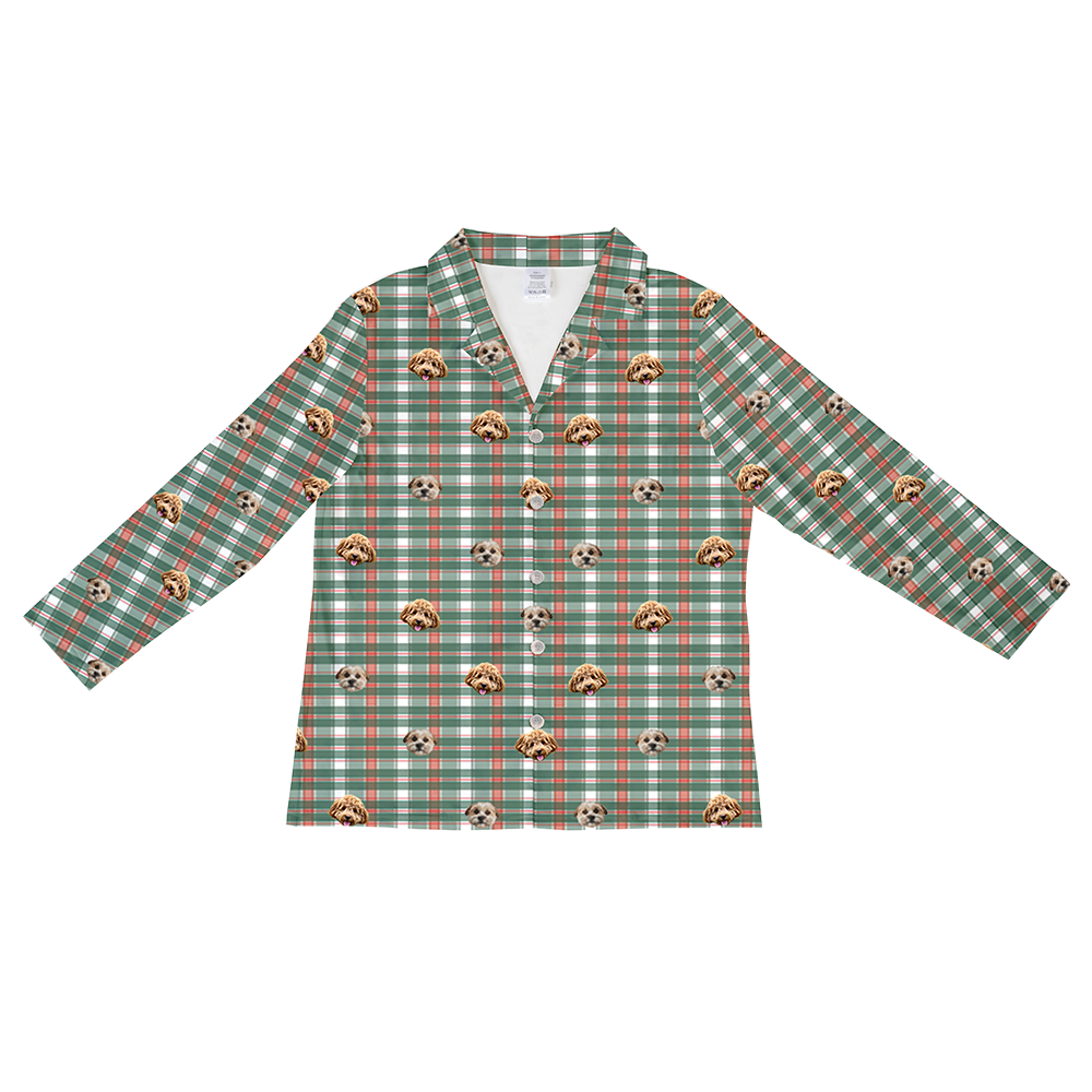 FlannelLongSleevePajamaShirt2Pet