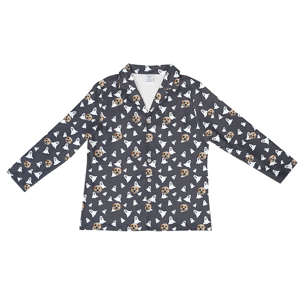 GhostsLongSleevePajamaShirt