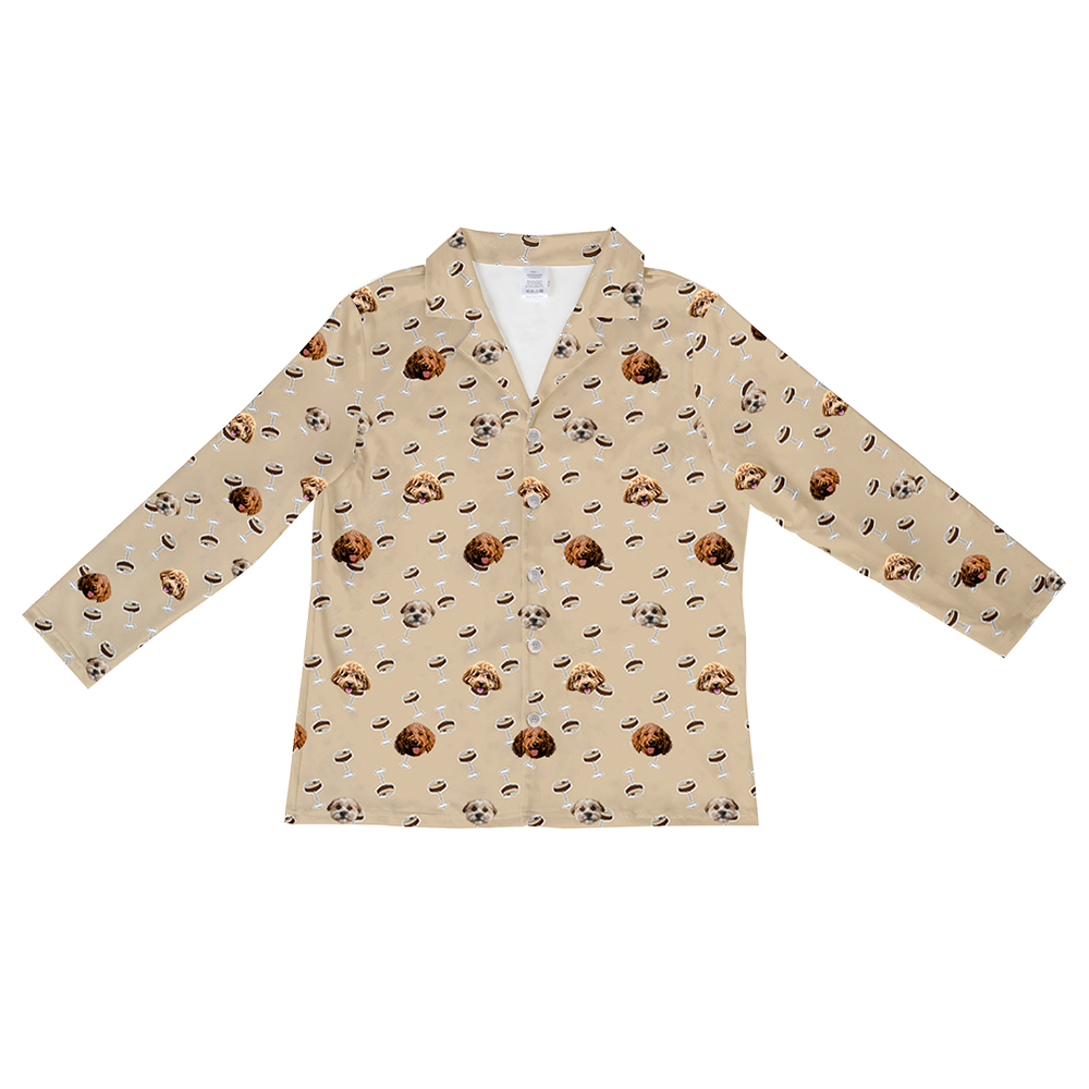 EspressoMartinisShamrocksPajamaShirtOnly3Pets