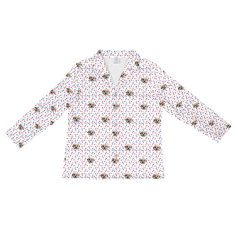 Stars&amp;PopsPajamaShirtOnly1PetImage