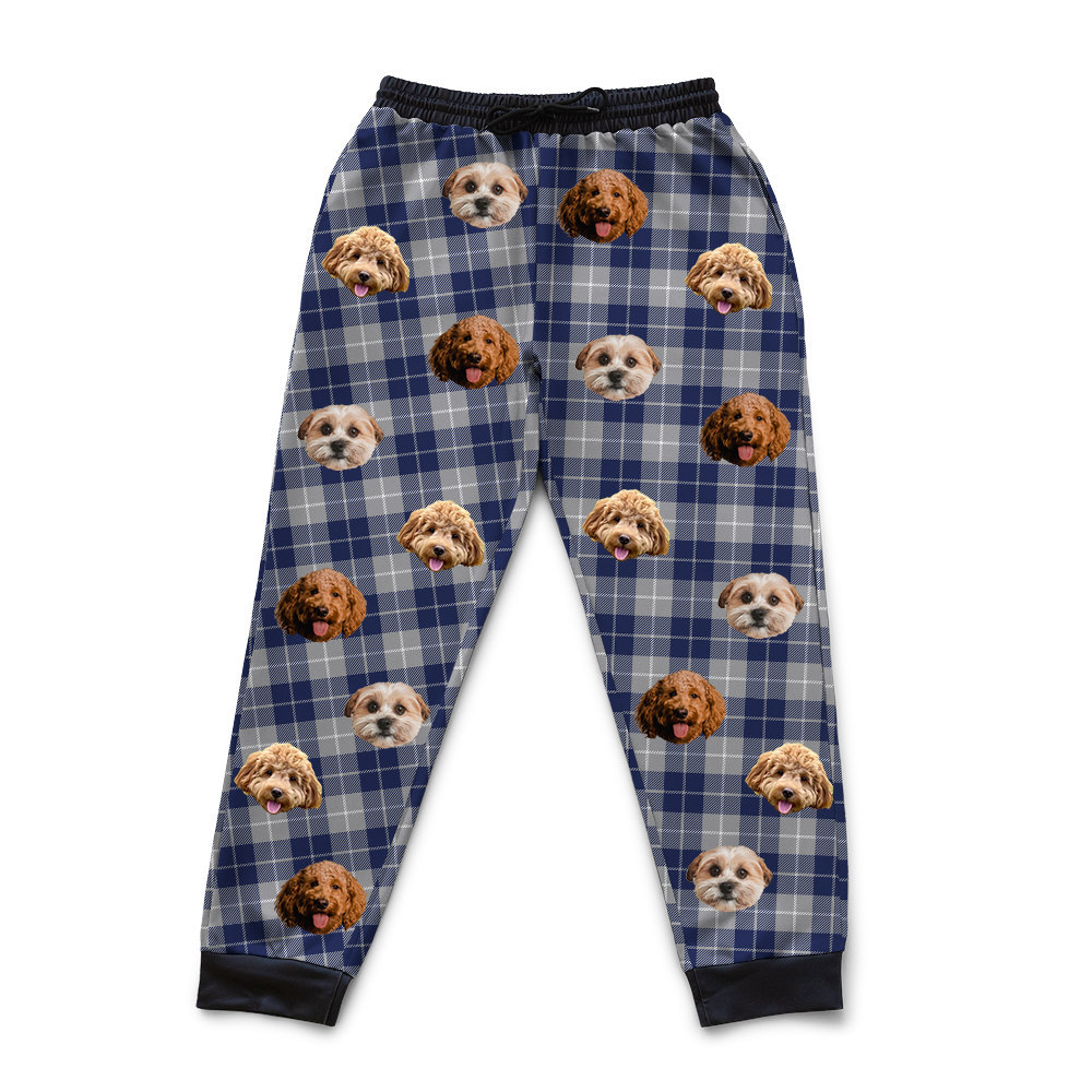 Navy&amp;GrayPlaidSweatpants3Pets