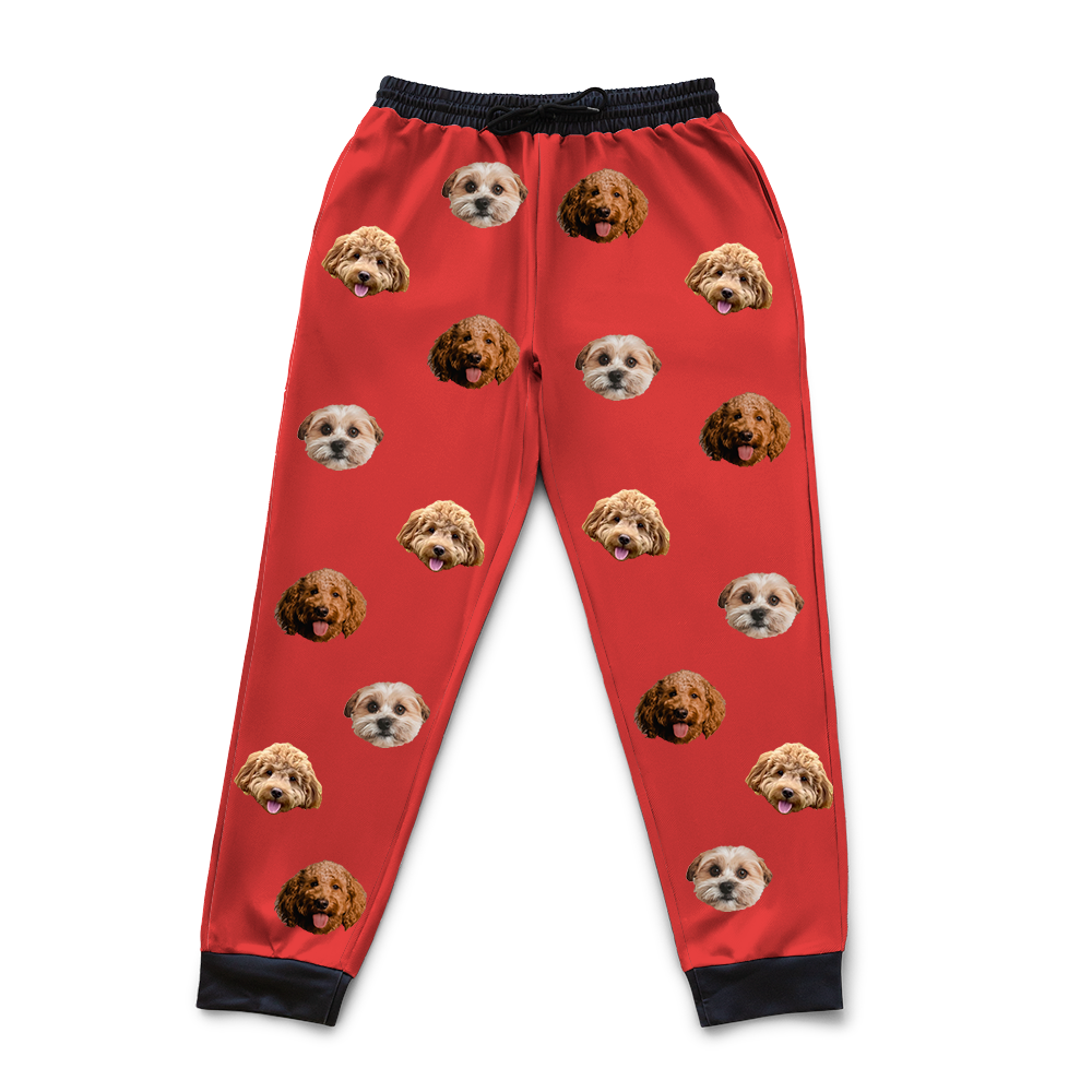 SolidRedSweatpants3Pets