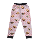 Customized Pet Face Sweatpants - 2 Pets