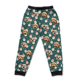 Customized Pet Face Sweatpants - 2 Pets