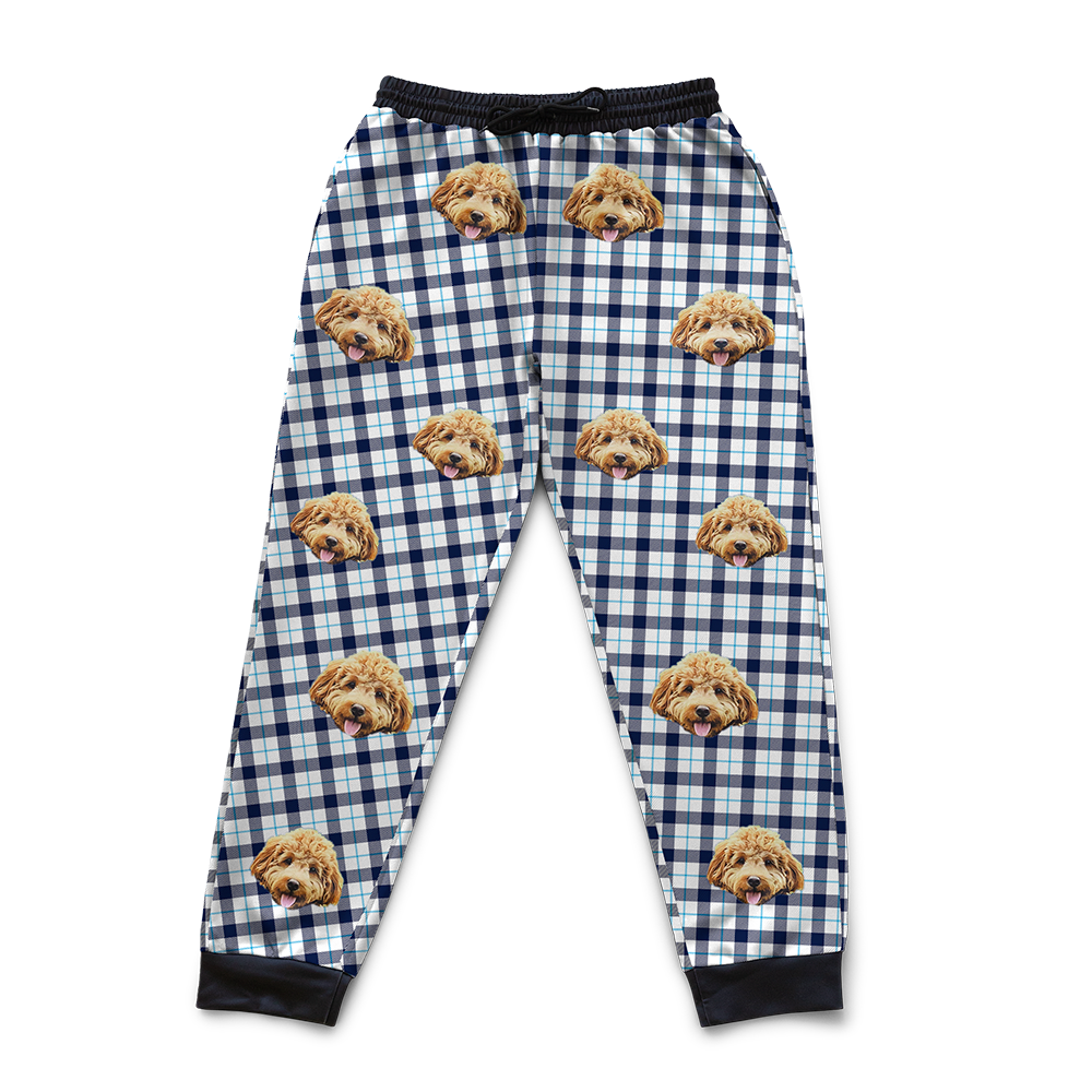 SweatpantsBluePlaid1PetImage