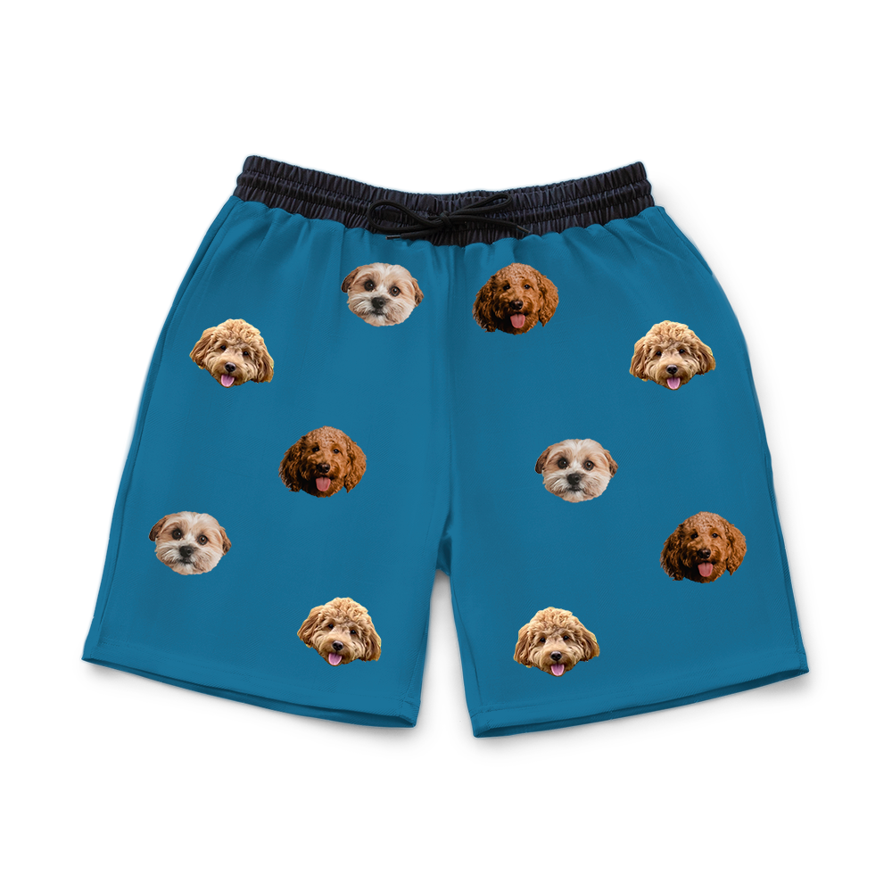 SolidBlueSweatshorts3Pets