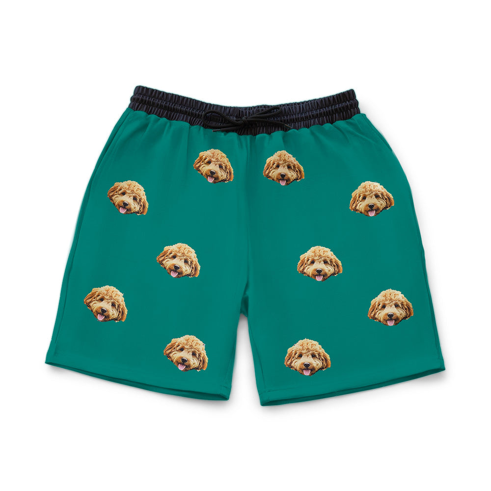 SolidGreenSweatshorts1Pet