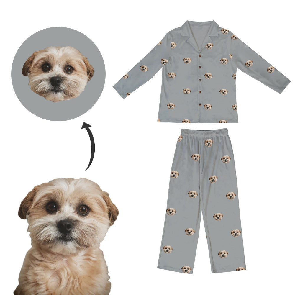 Custom Dog, Cat or Pet Pajamas  Pet Face Pajamas with Your Dog's