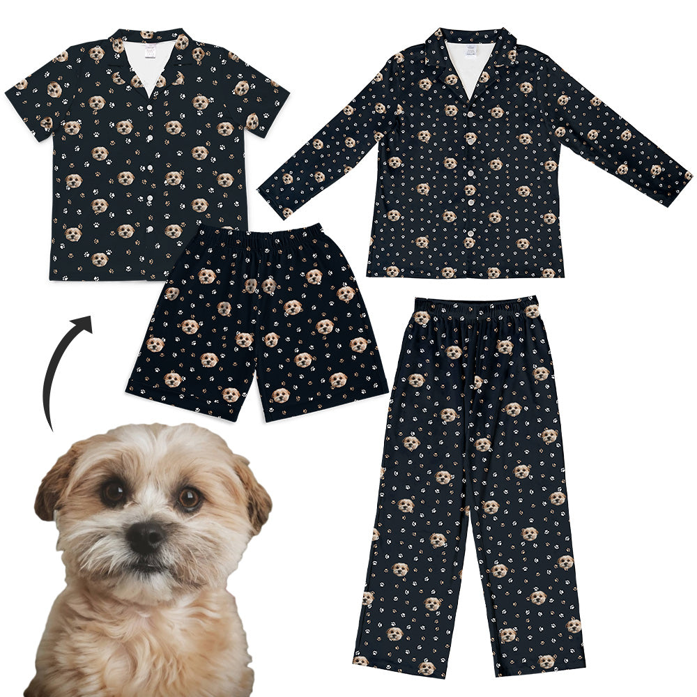 Custom dog face pajamas sale