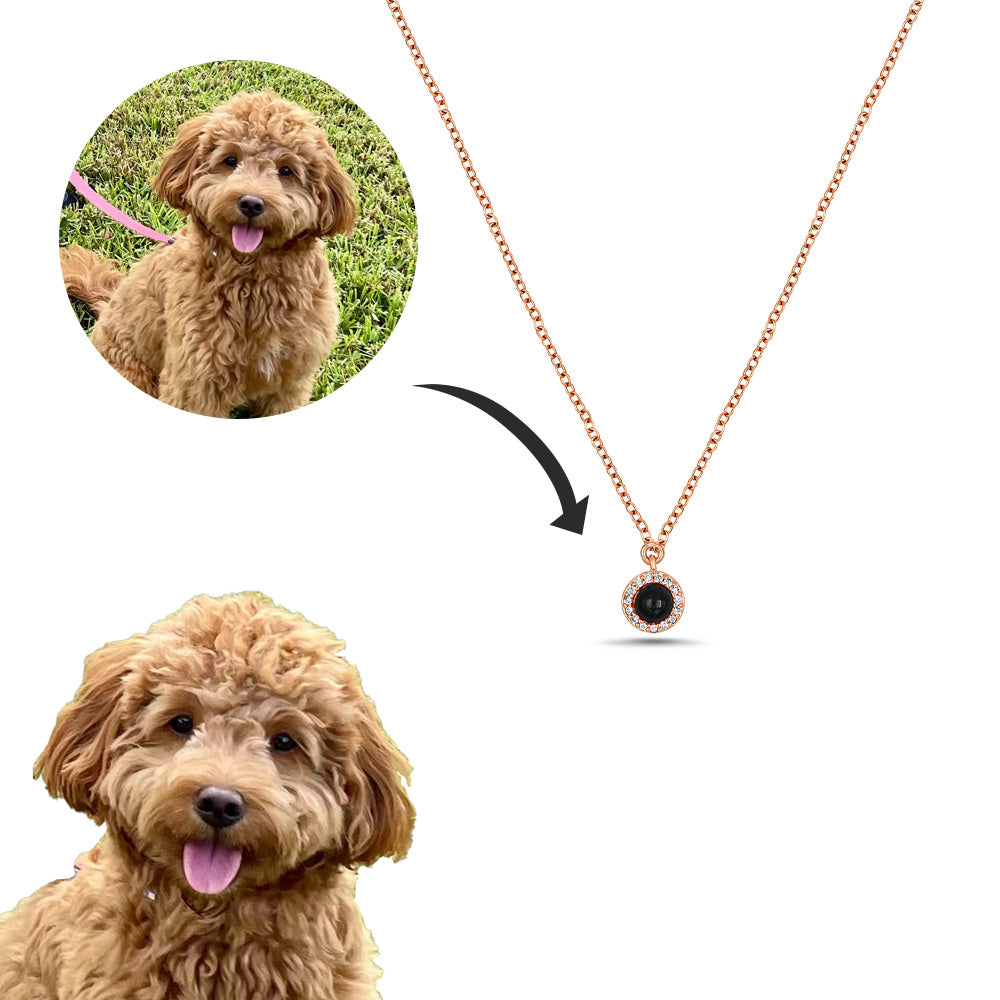 Classic Custom Pet Photo Memory Necklace