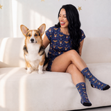 Wonder Woman Fitted T-Shirt Set Pajamas with Your Pet’s Face