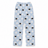 These are fleece pajama pants in a Snowy Gingham print with repeating pet faces on them[SnowyGinghamFleecePajamaPants]