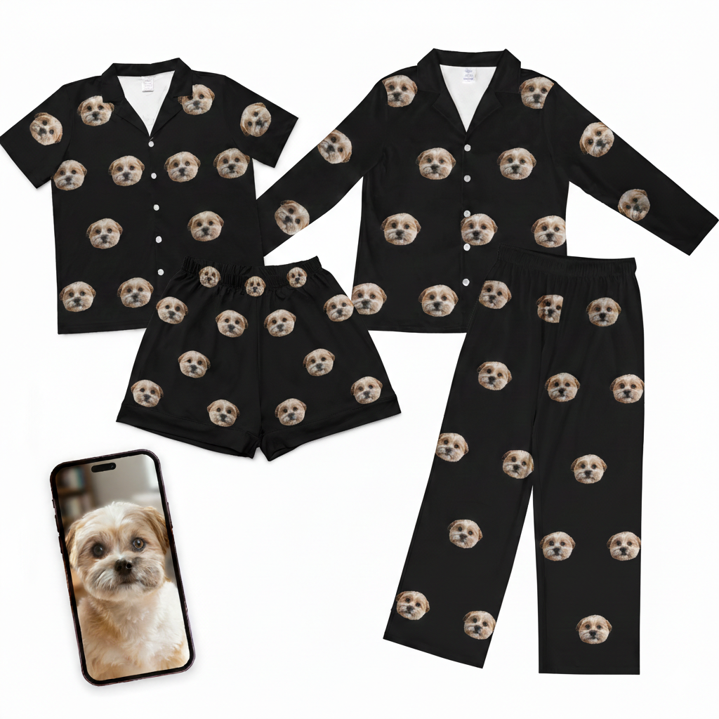 Custom Dog Face Pajamas