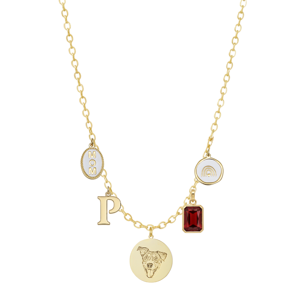 GoldDaintyEngravedPetMedallionCharm4