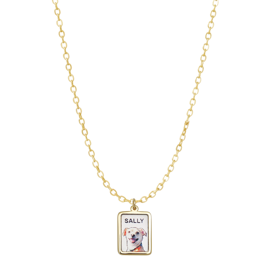GoldDaintyPetPortraitCharm
