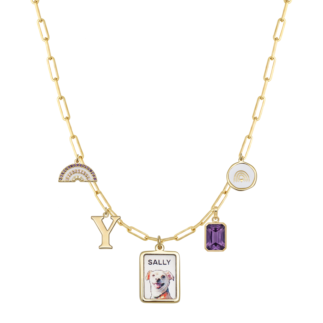 GoldPaperclipPetPortraitCharm4