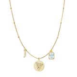 GoldSatelliteEngravedPetMedallionCharm2