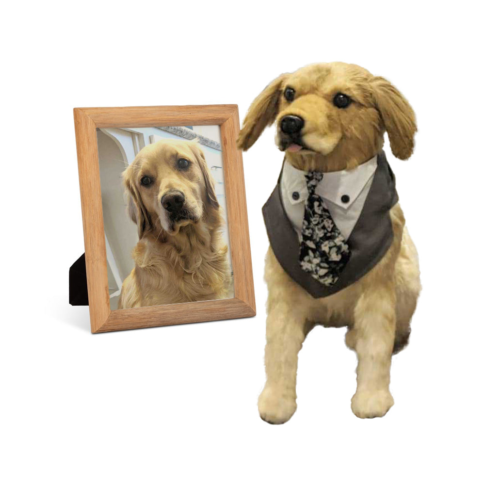 Custom Golden Retriever Plush Cuddle Clone