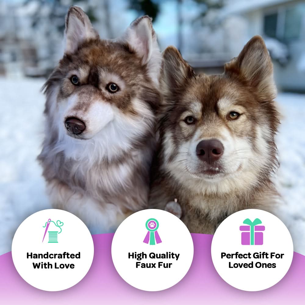 Custom Husky Plush Cuddle Clone