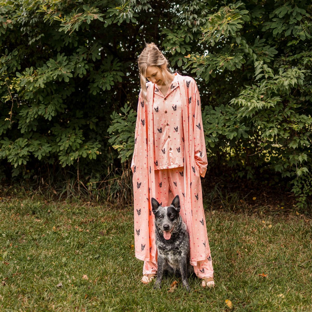 Pyjama boutonné adulte court