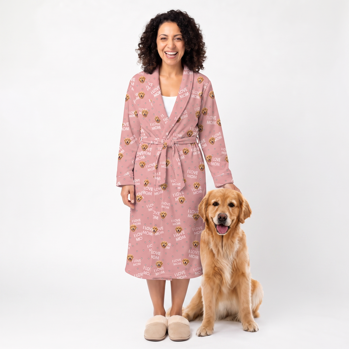 Adult Custom Pet Face Robes
