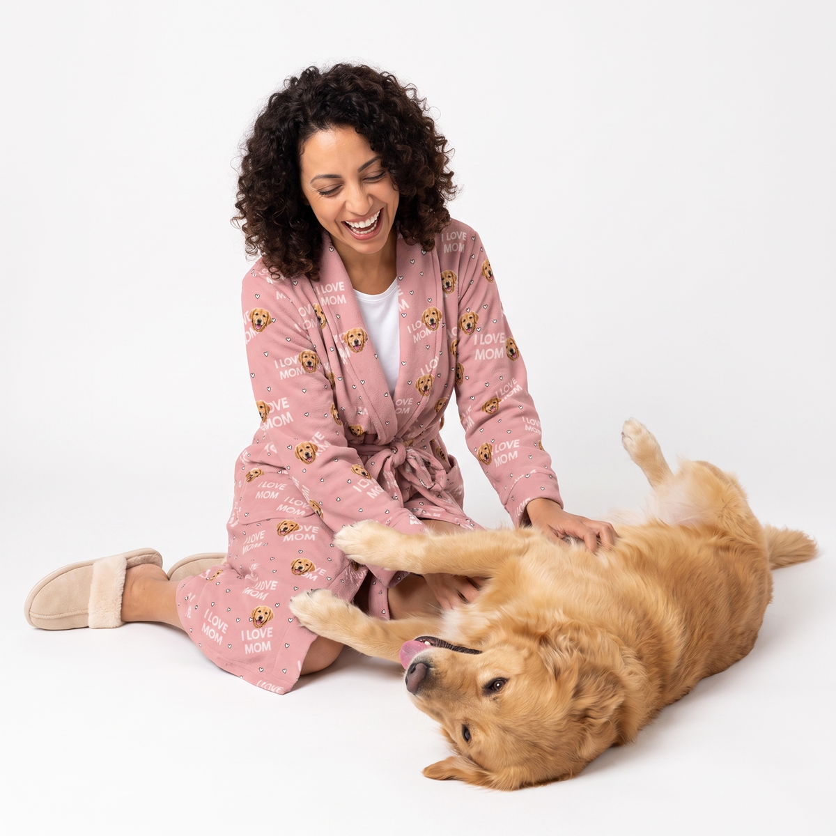 Adult Custom Pet Face Robes