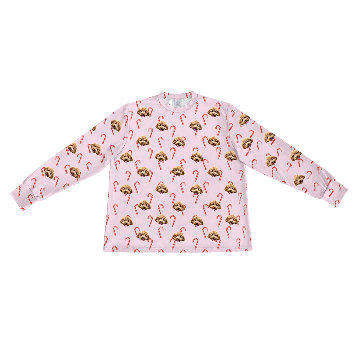 CandyCanesLongSleevePajamaShirt
