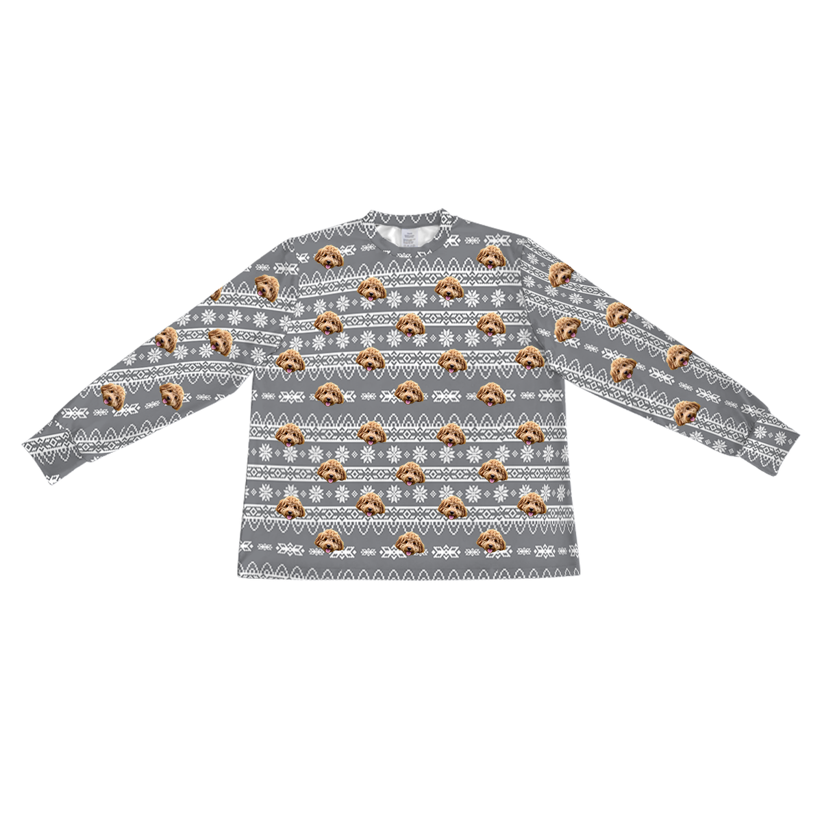 HolidaySweaterLongSleevePajamaShirt