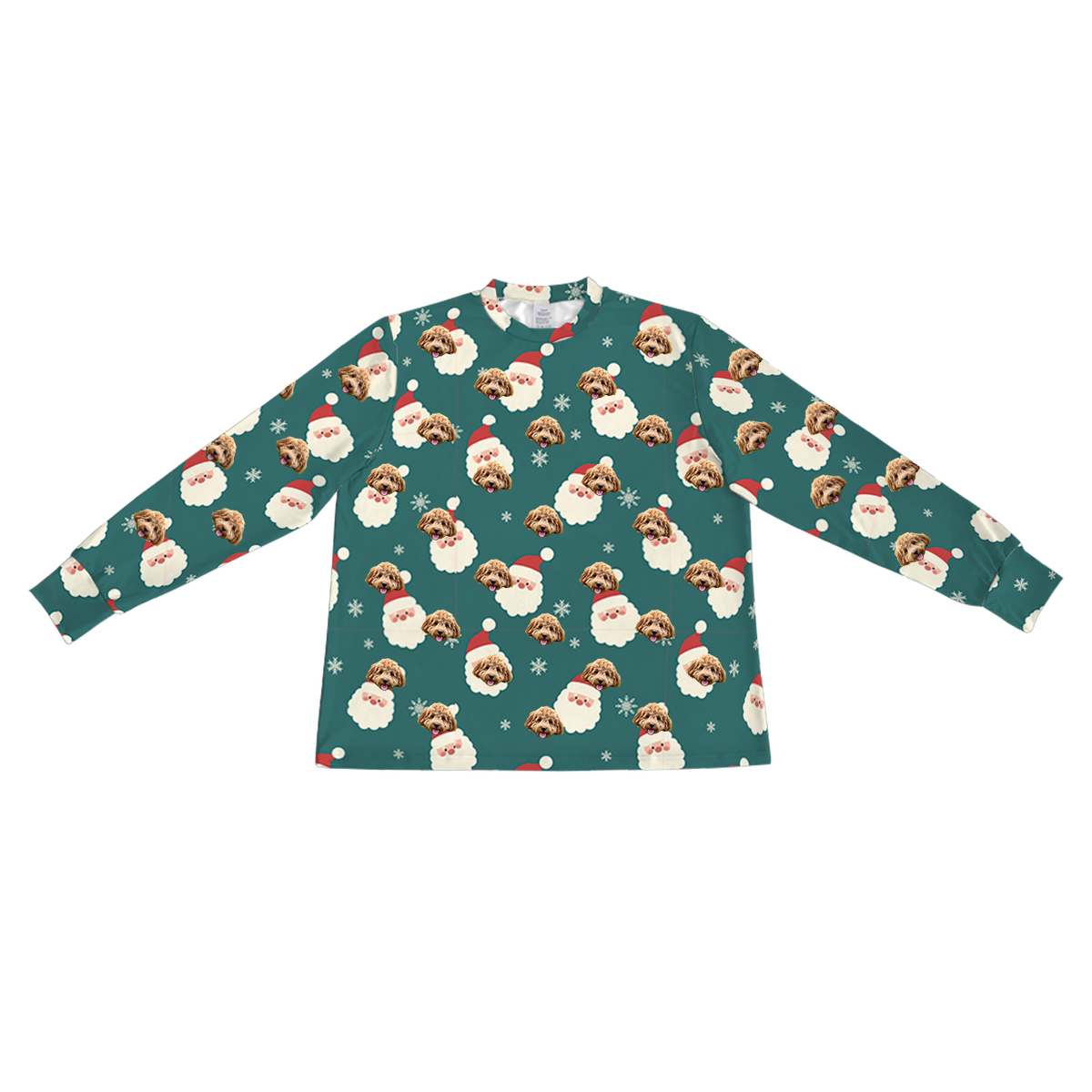 SantaLongSleevePajamaShirt