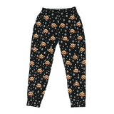 BlackandWhiteSnowflakesJoggerPajamaPants