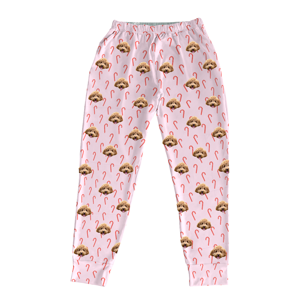 CandyCanesJoggerPajamaPants